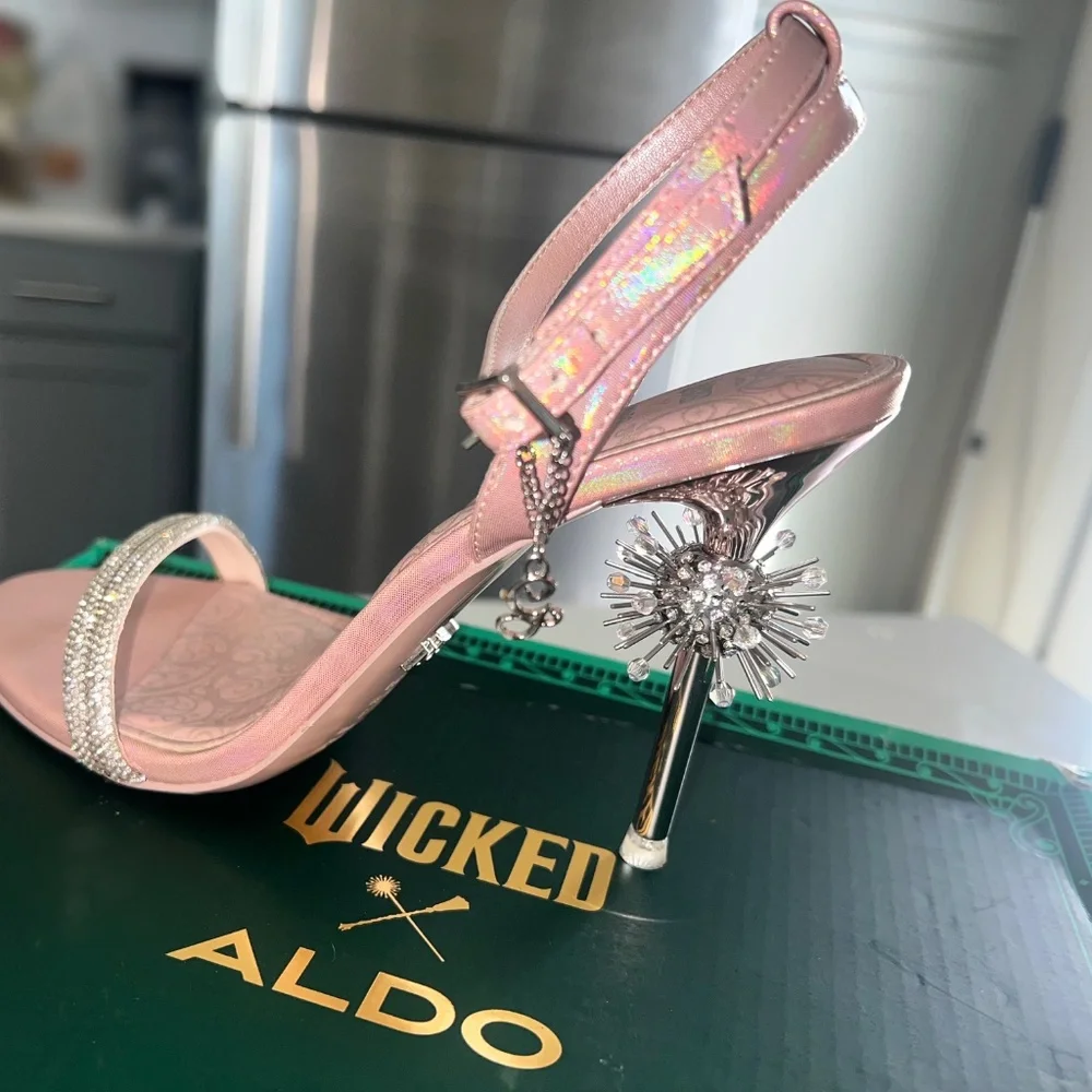 RARE WICKED movie Glinda sandal high heels - Aldo - Picture 3 of 7